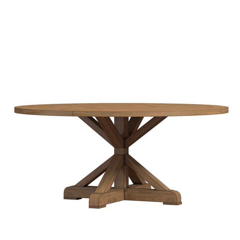 Peralta Round Rustic Dining Table & Reviews Joss & Main
